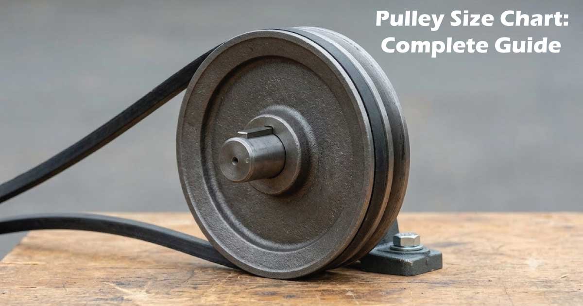 Pulley Size Chart