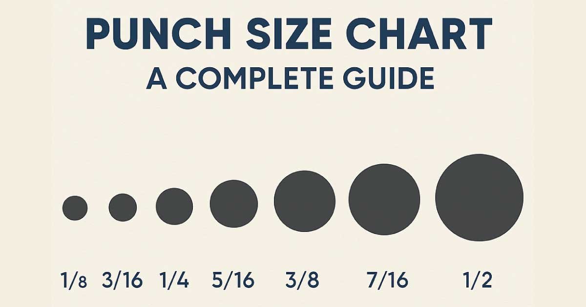 Punch Size Chart, A complete Guide