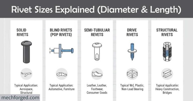 Different Riive Sizes Rivet Size Guide: How To Choose The Right Rivet - Mech Forged