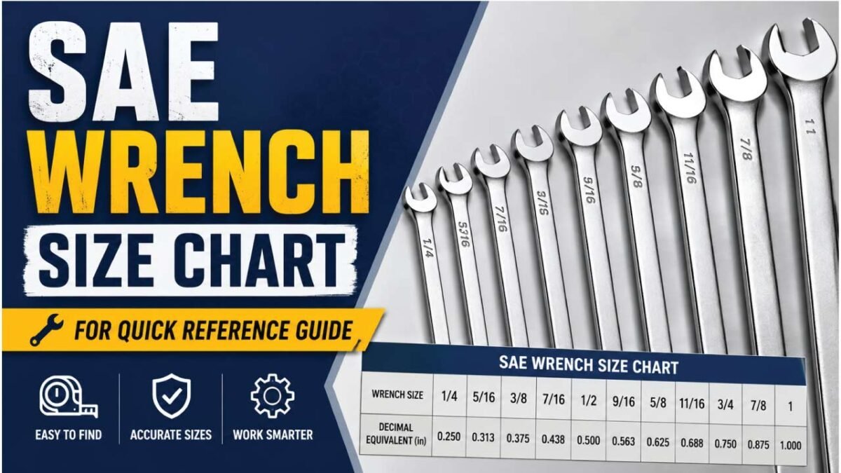 Sae Tools SAE Wrench Size Chart For Quick Reference Guide - Mech Forged
