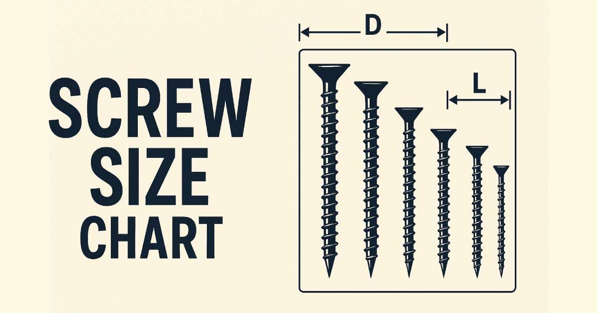 Screw Size Chart: Complete Guide