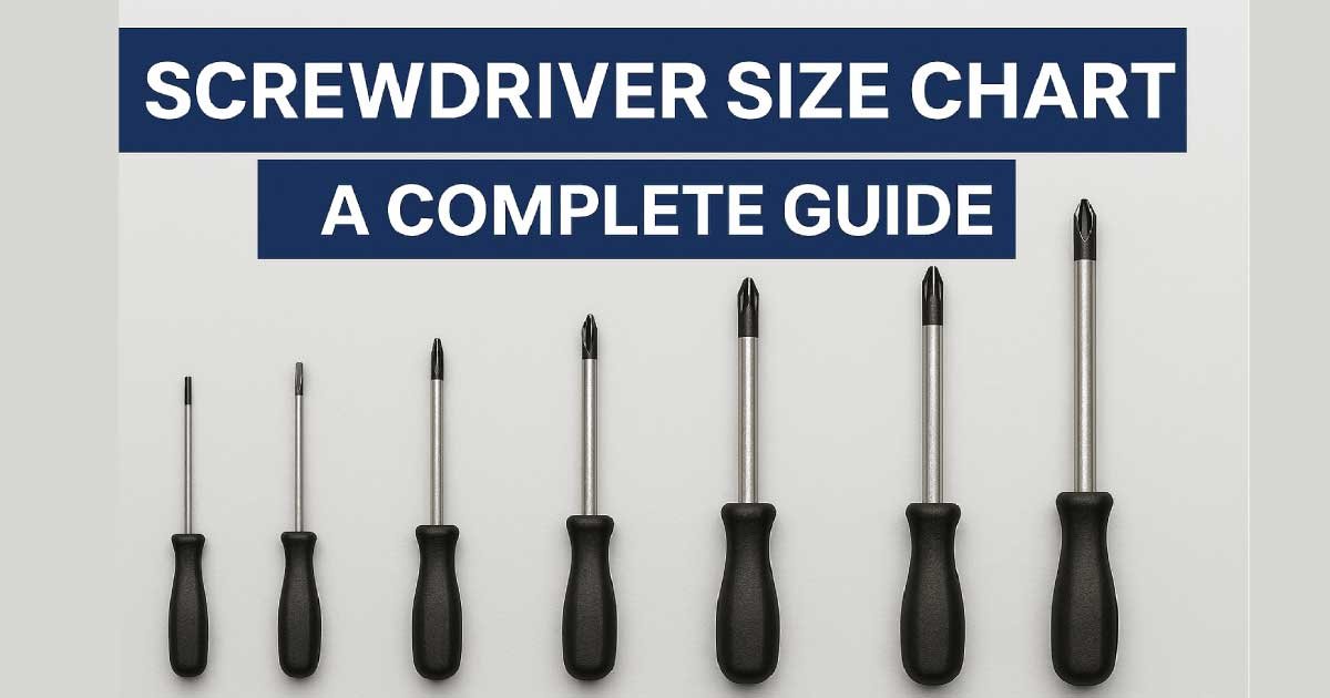 Screwdriver Size Chart: A Complete Guide