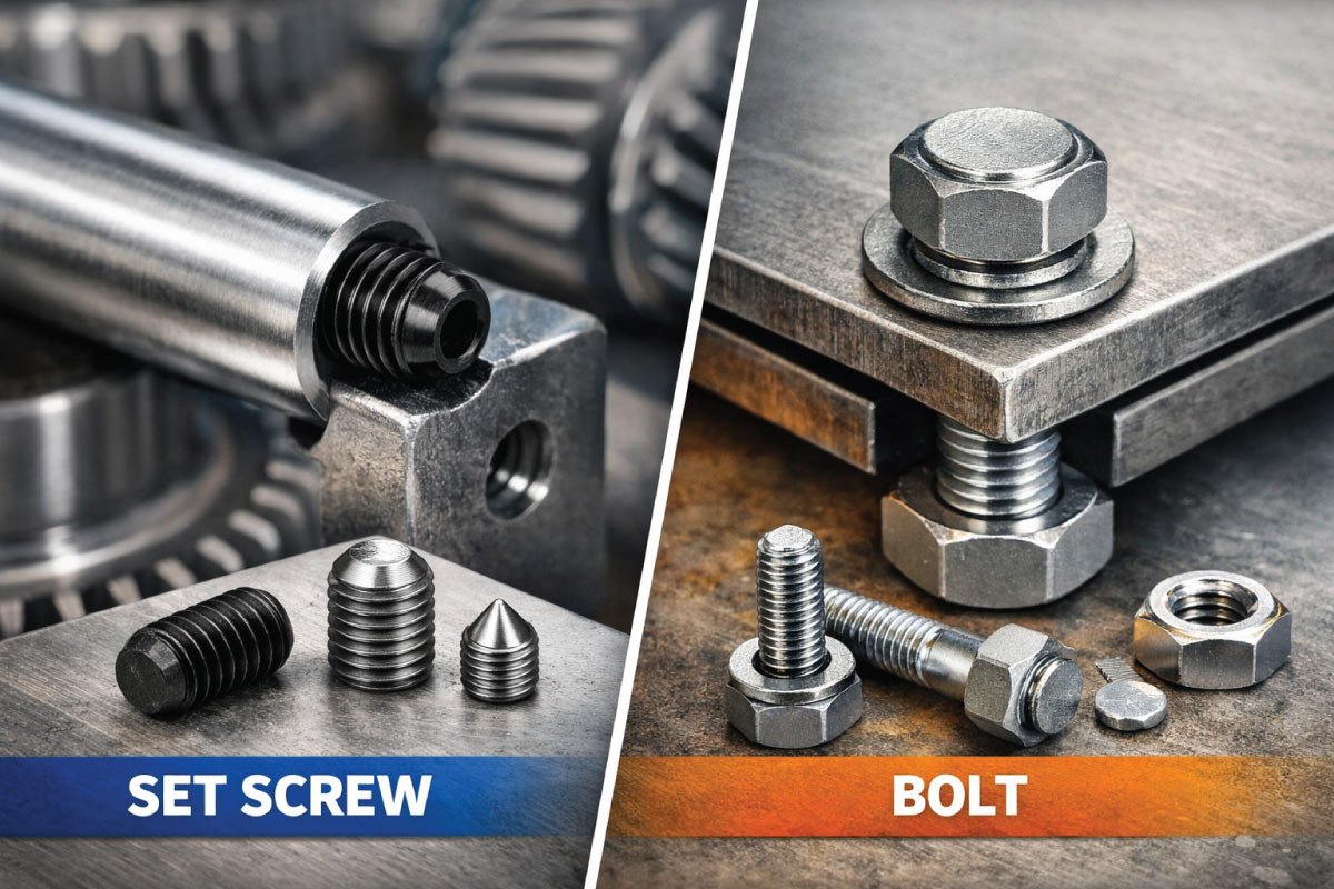 Set Screw vs. Bolt