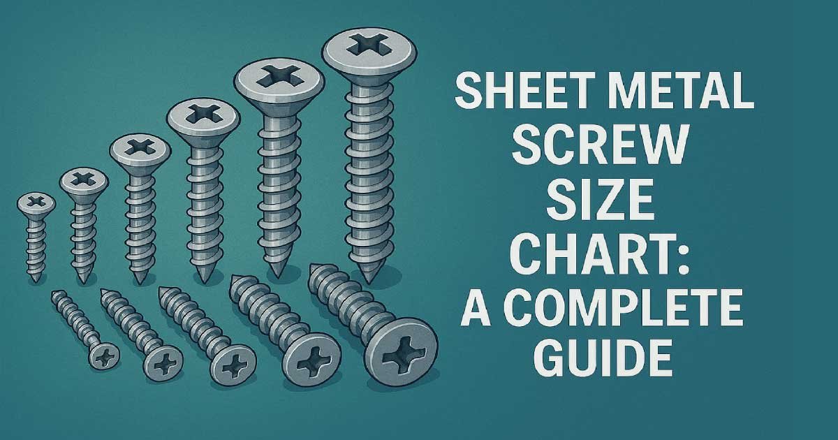 Sheet Metal Screw Size Chart