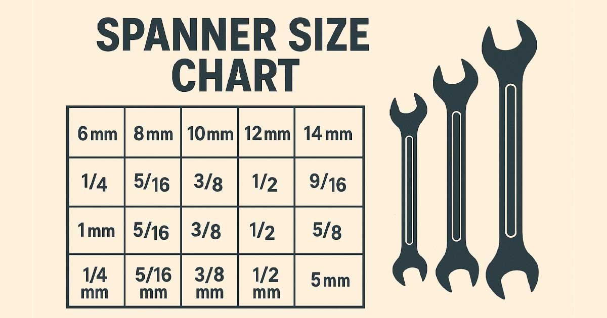 Spanner Size Chart: A Complete Guide