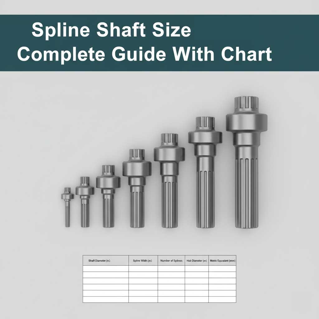 Spline Shaft Size Chart