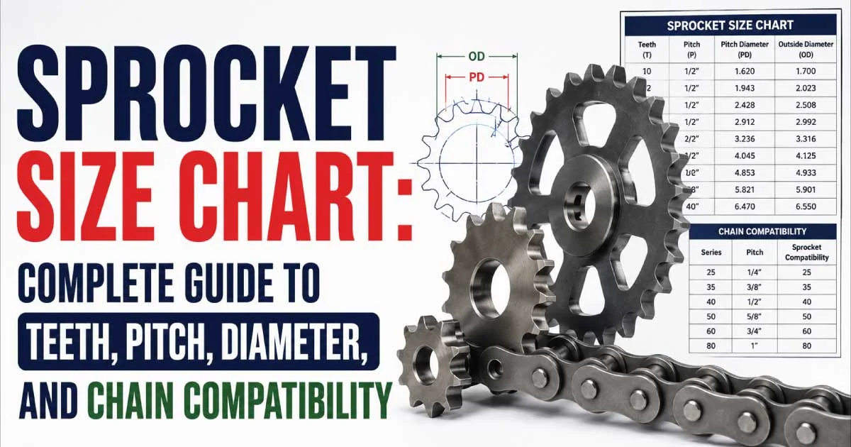 Sprocket Size Chart