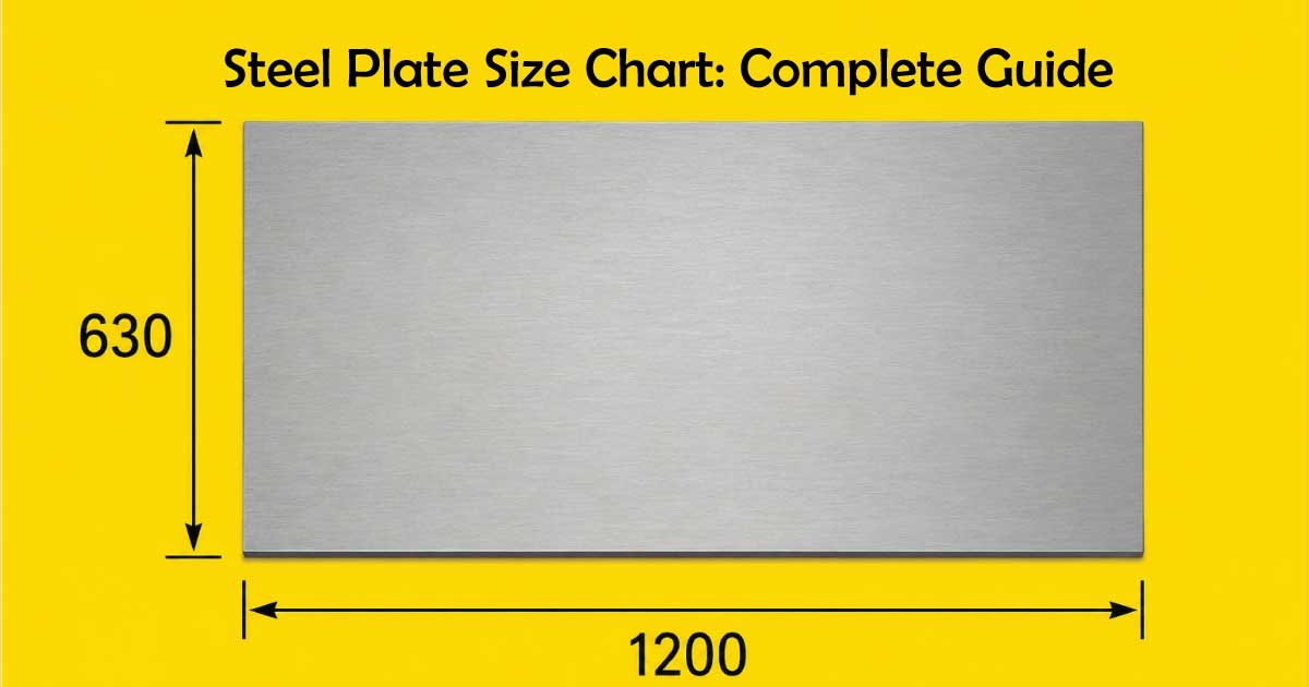 Steel Plate Size Chart