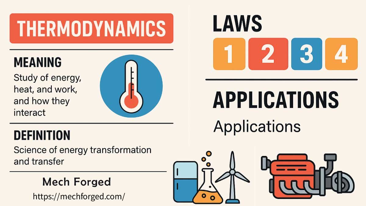 Thermodynamics: Meaning, Definition, Laws & Applications