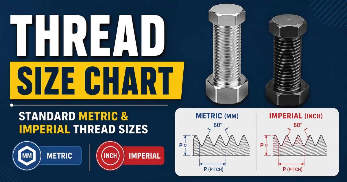 Thread Size Chart