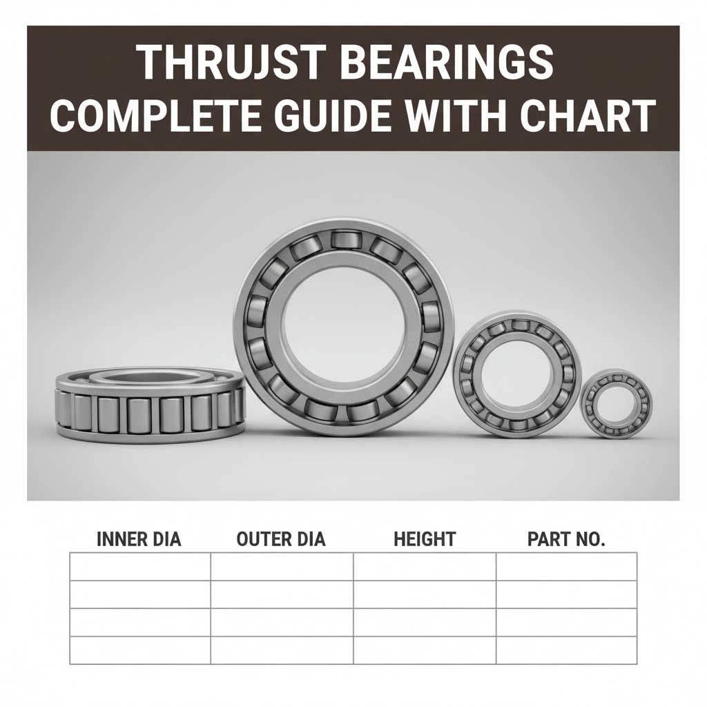 Thrust Bearing Size Chart