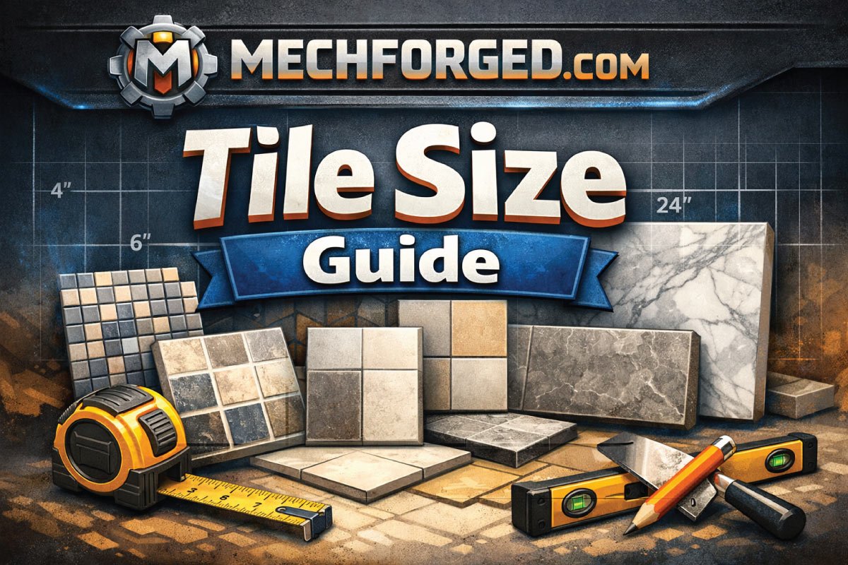 Tile size guide