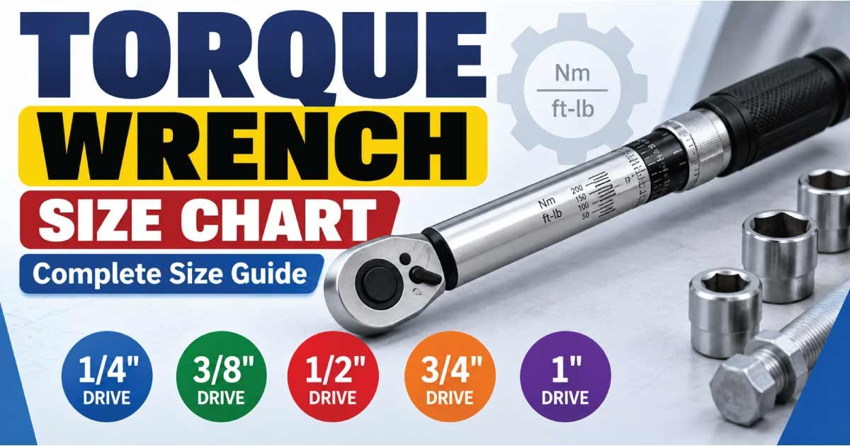 Torque Wrench Size Chart