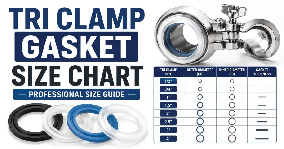 Tri Clamp Gasket Size Chart