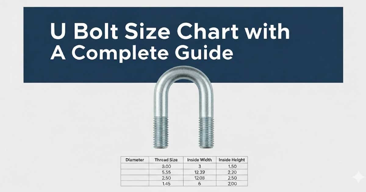 U Bolt Size Chart