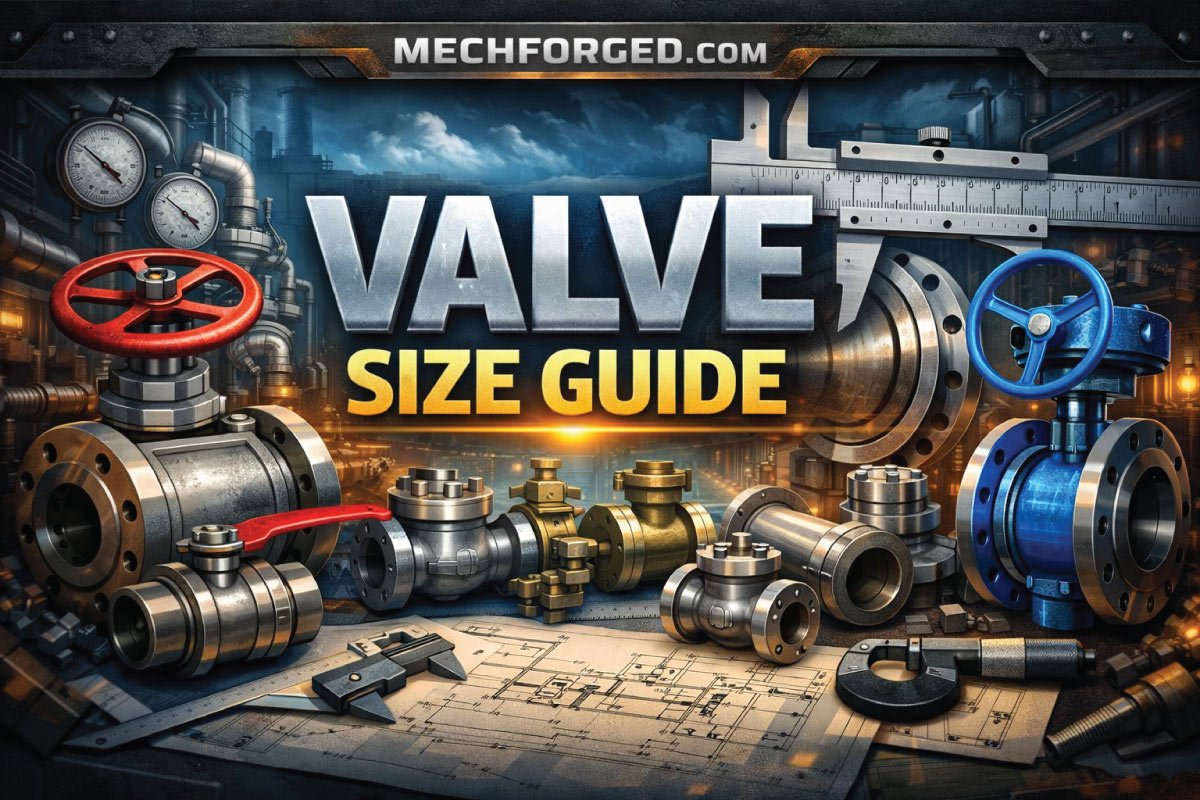 Valve size guide