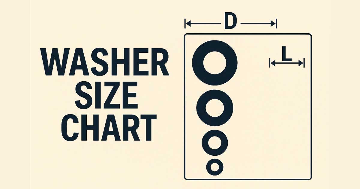 Washer Size Chart: A Complete Guide
