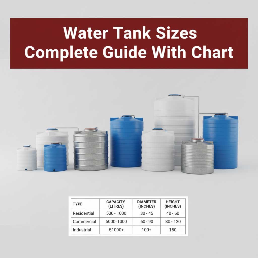 Water Tank Size Chart