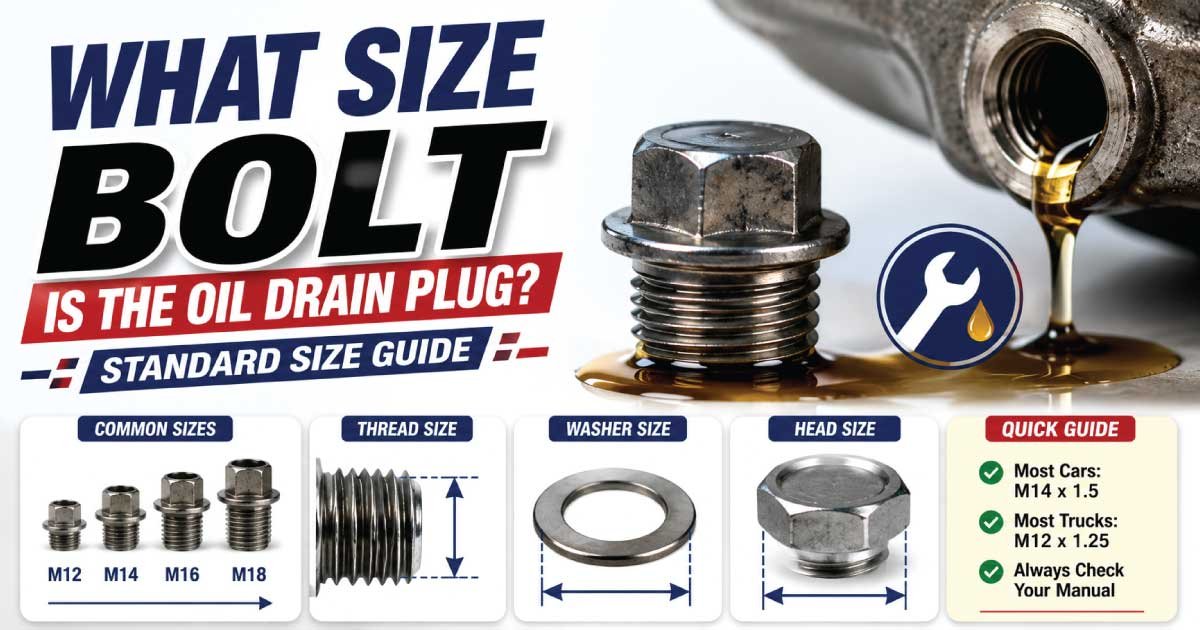 What Size Bolt Is the Oil Drain Plug