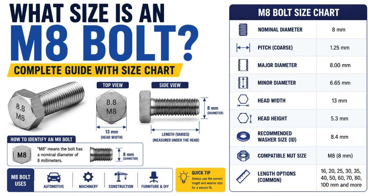 What Size Is an M8 Bolt