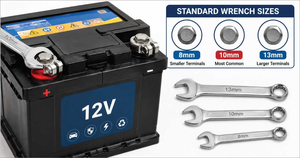 What Size Wrench for a Car Battery