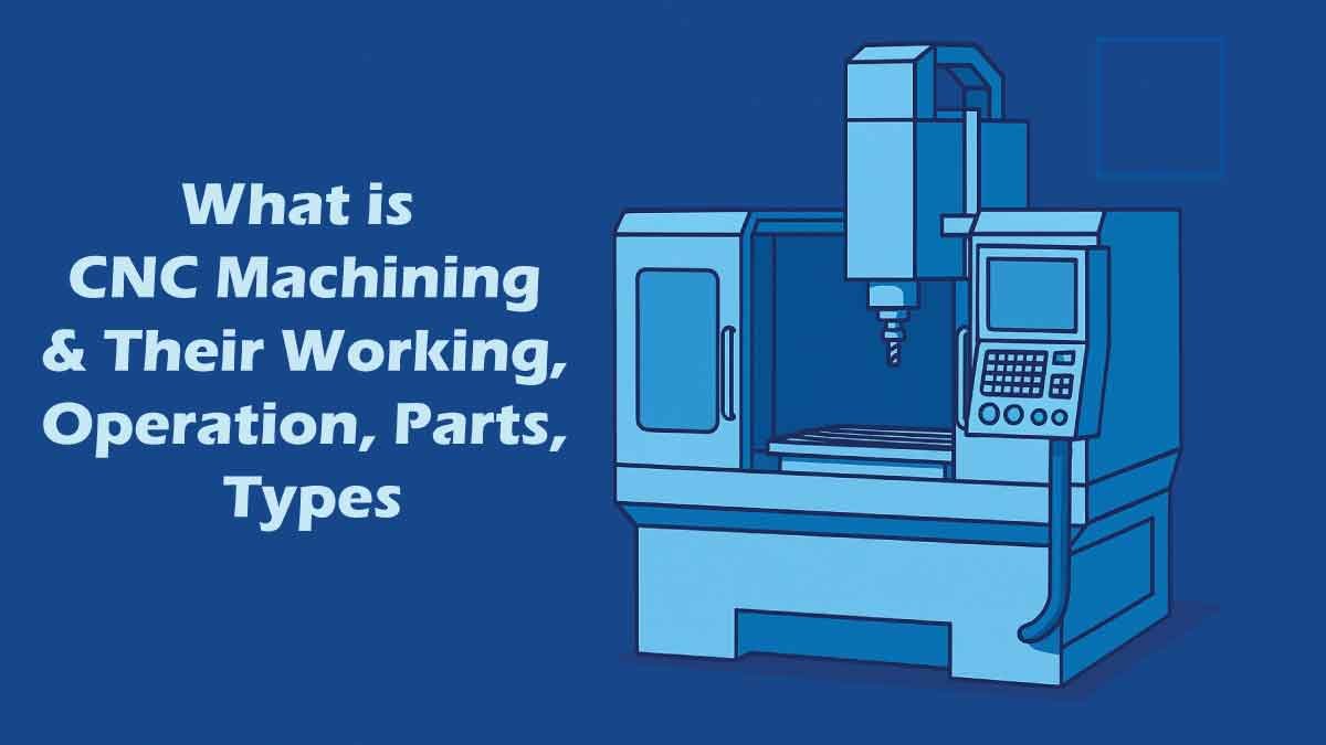 What is CNC Machining & Their Working, Operation, Parts, Types