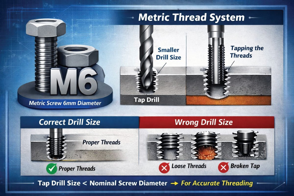 What is an M Drill Size