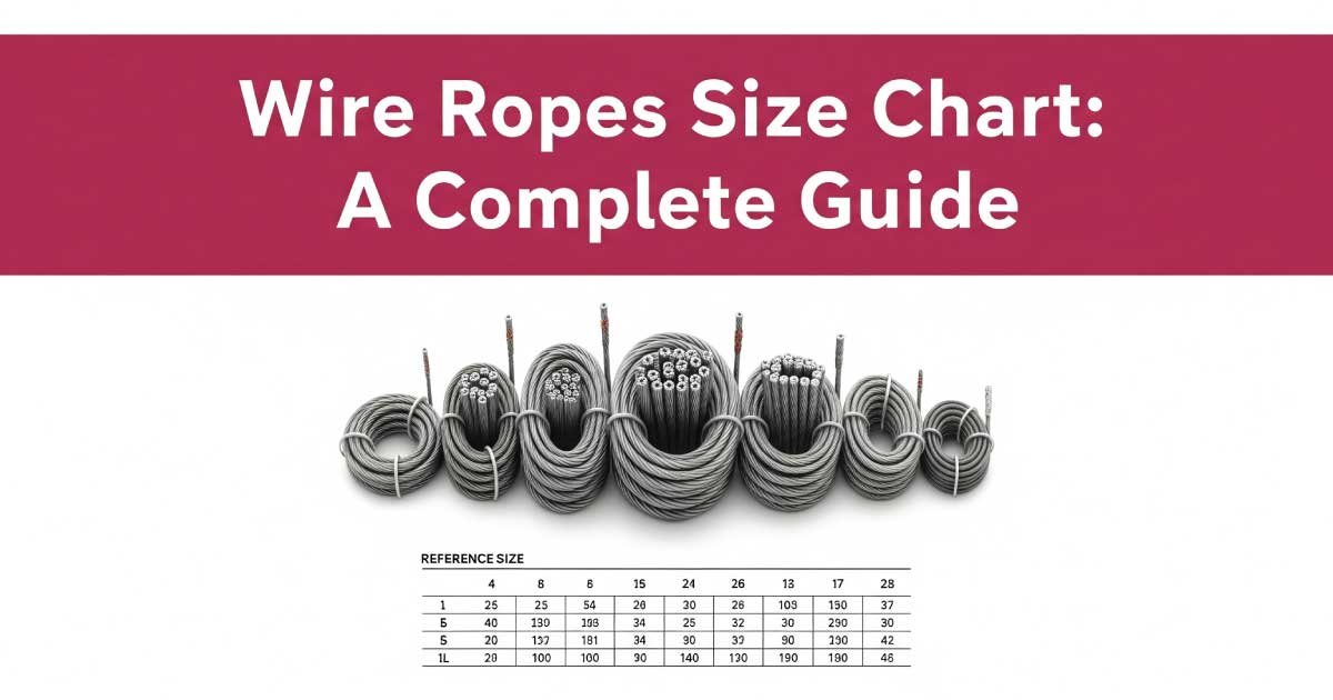Wire Rope Sizes Charts