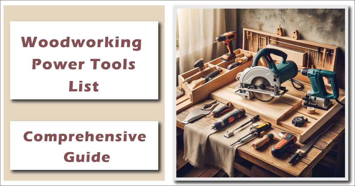 Woodworking Hand Tools List